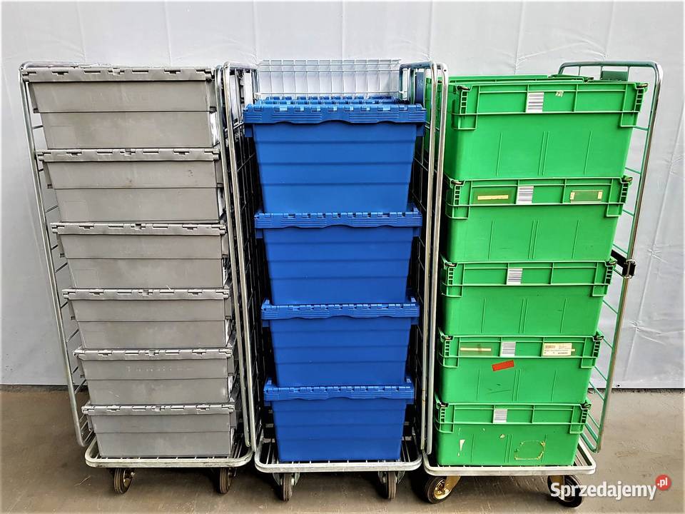 WÓZEK transportowy magazynowy 80x70x180 500 KOŁA dolnośląskie Dzierżoniów
