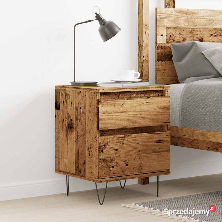 Szafka nocna stare drewno 40x35x50 materiał