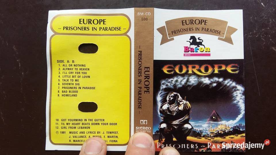 Kaseta Europe Prisoners in Paradise Płyty i kasety