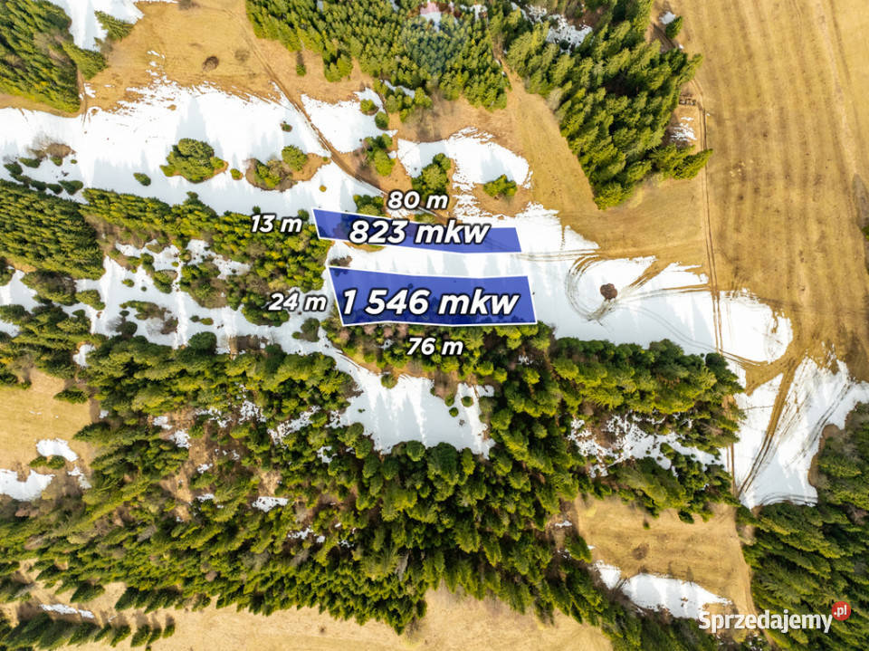 Działki rolne w Rzepiskach 3830m2 Rzepiska