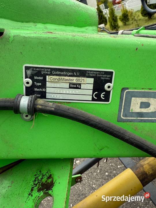 Przetrząsarka deutzfahr 6821 condimaster 68m Zamarte