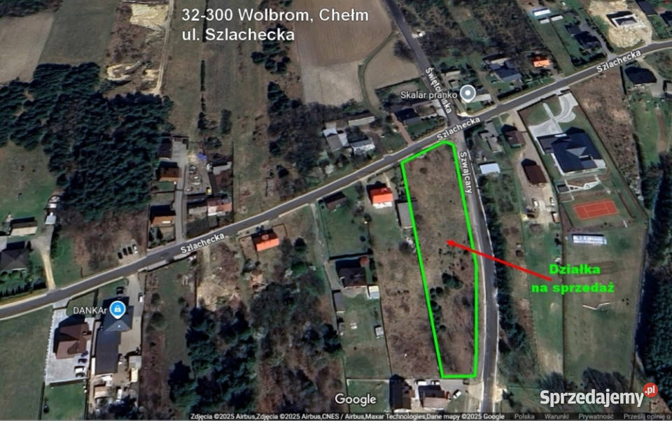 Sprzedam działkę budowlano usługową Wolbrom inwestycyjna