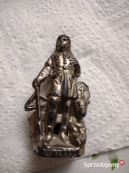 Stara figurka św Hubert jeleń z krzyżem Gniezno sprzedam