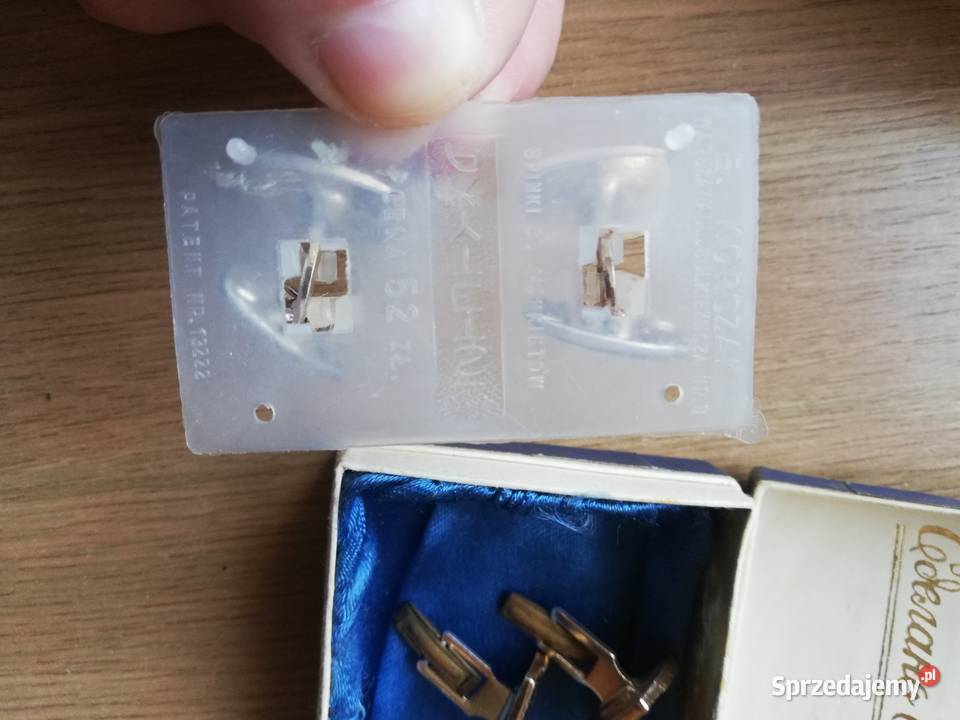 Spinki do mankietów z lat PRL Warszawa sprzedam