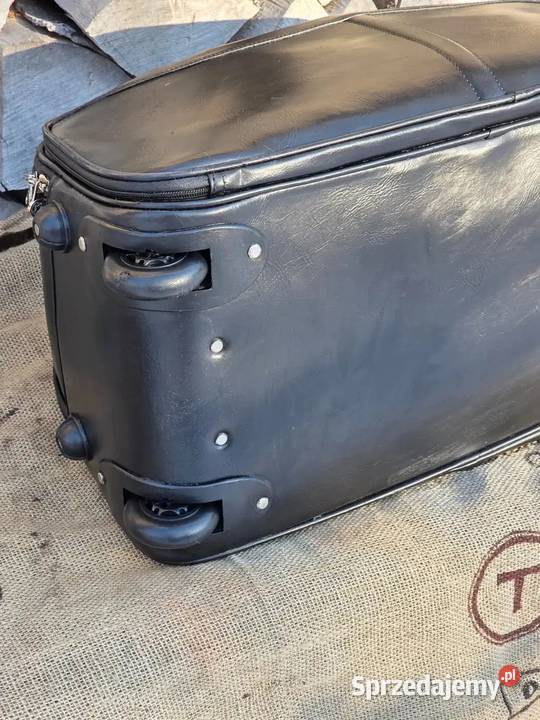 Czarna Torba Podróżna XXL Montblanc Vintage Lata mazowieckie Warszawa