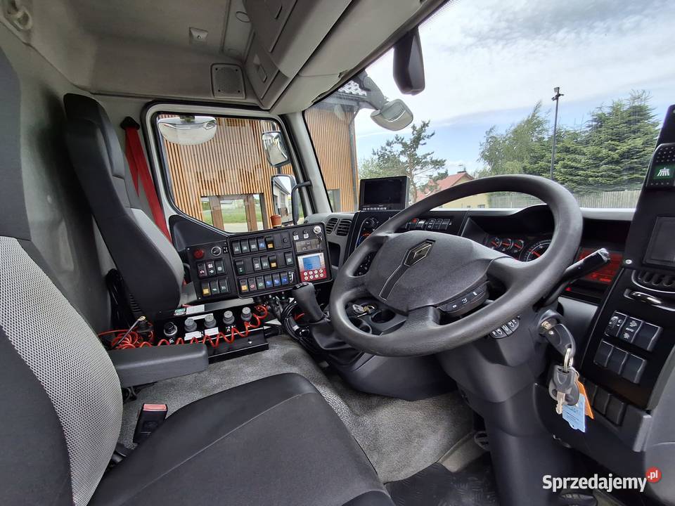 Renault D16 Midlum Zamiatarka SEMAT Zoeller FAUN klimatyzacja Sierakowice