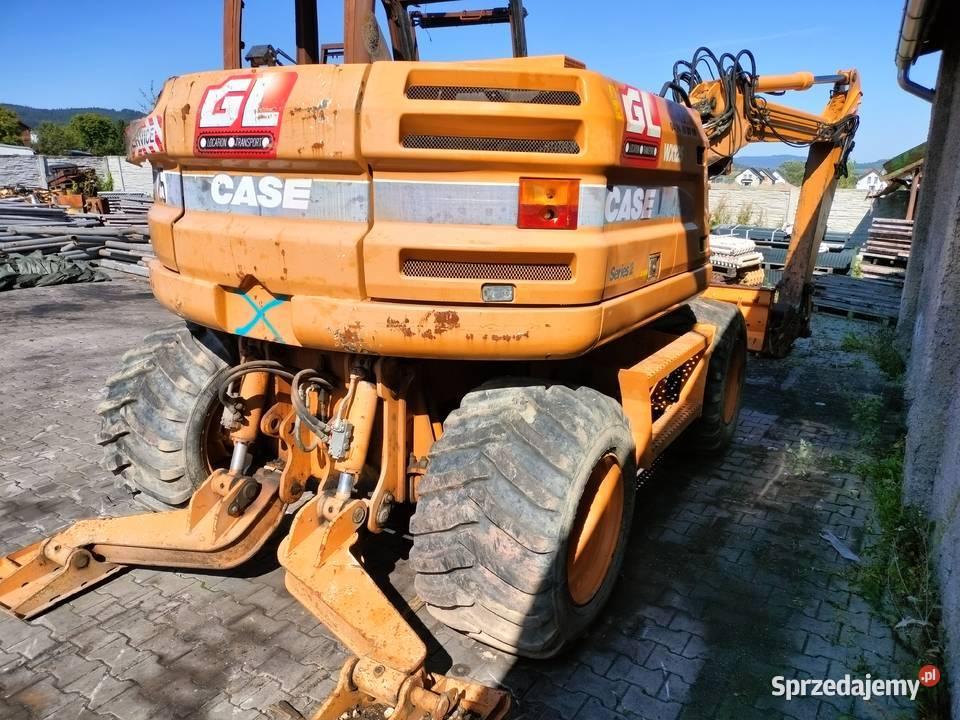 Koparka kołowa casee wx 125 części siłownik 4800h Koparki dolnośląskie Krzeszów