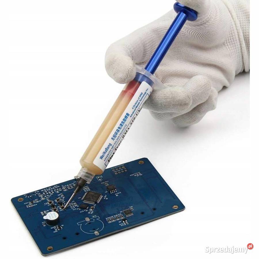 Wyciskacz do Fluxu Metalowy Tłok 14 mm 3 Igły