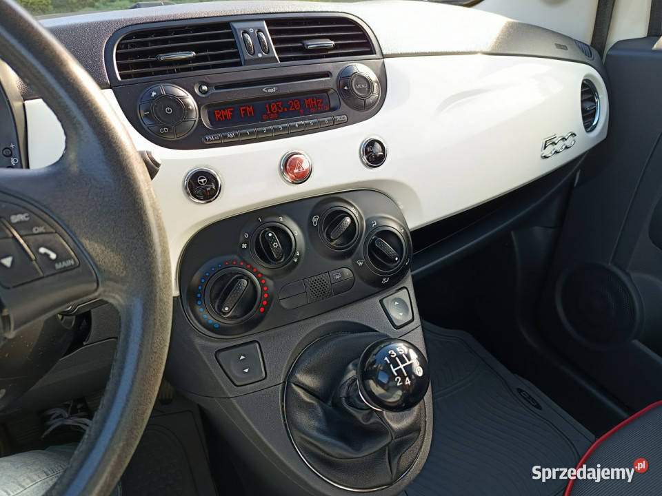 Fiat 500 Lounge 12 8V 69 Lounge Salon I 2007 ABS Nowy Sącz