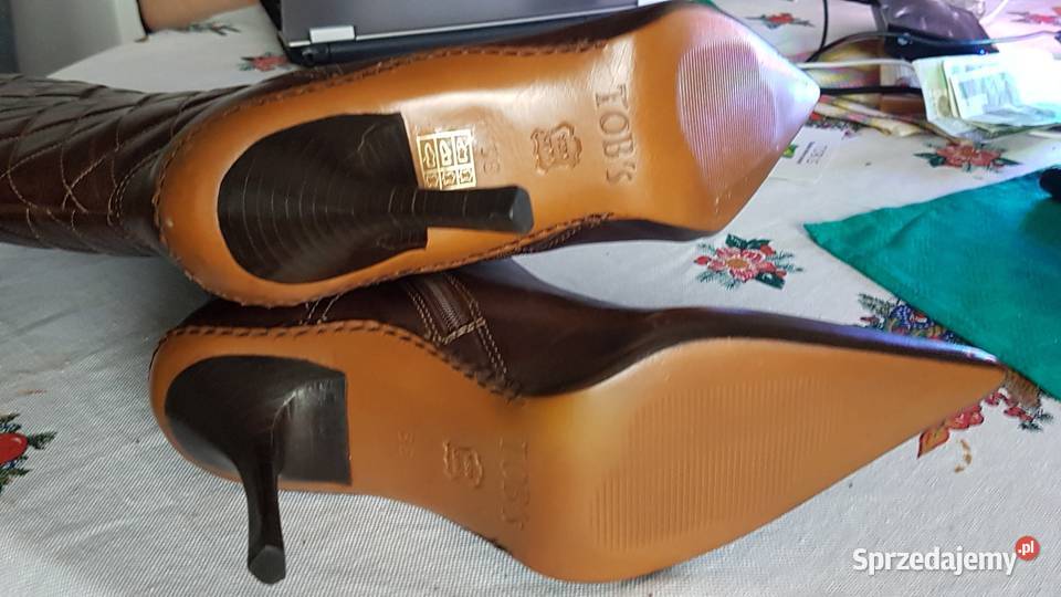 Nowe buty kozaki sprowadzone z Brazylii skóra Kozaki dolnośląskie Głogów