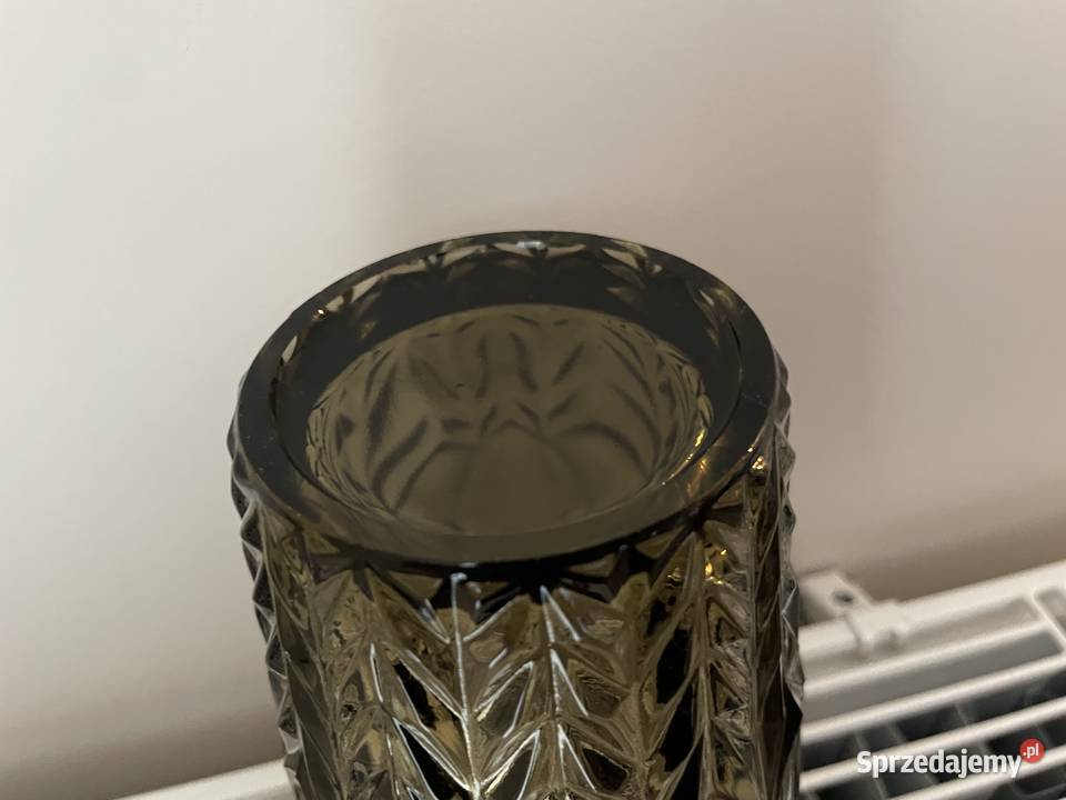 szklany wazon PRL Pruszcz Gdański