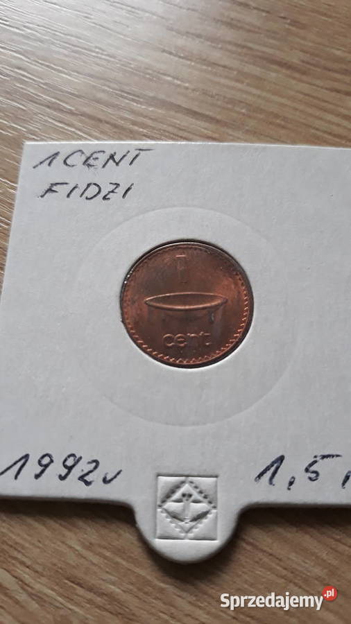 1 Cent Fidżi 1992 r wielkopolskie Konin