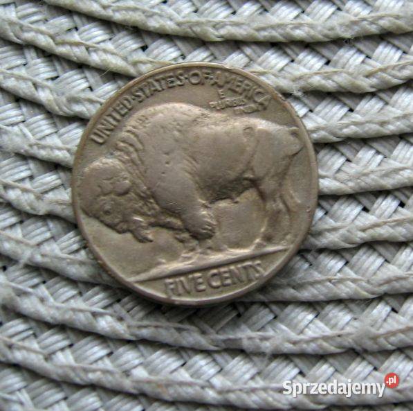 USA 5 Cent 1936r Bizon