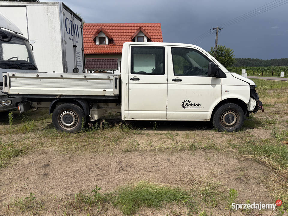 VW T5 Transporter Doka 19 TDI 102 5 Osób Paka Rok produkcji 2008 Kolno