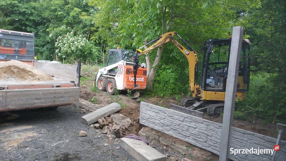 Usługi minikoparką mini ładowarką wywrotka pomoc Szprotawa