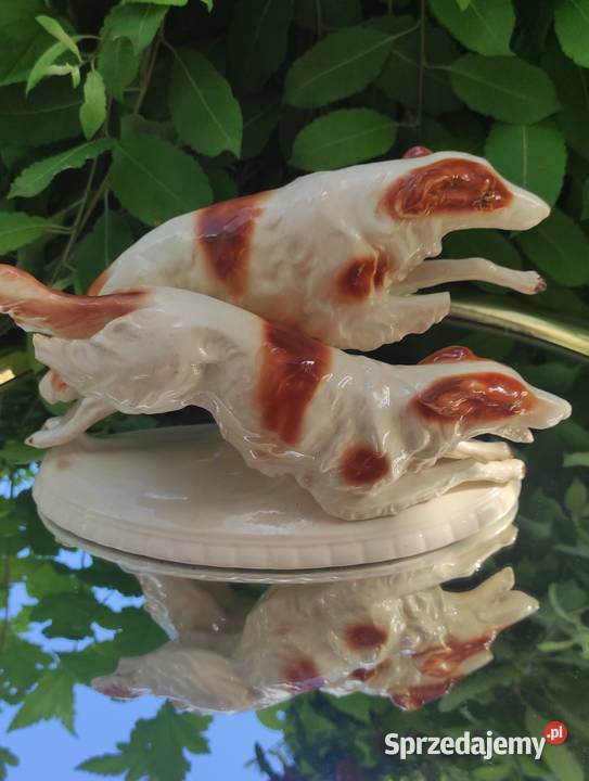 Charty rosyjskie Sitzendorf figura porcelanowa łódzkie Pabianice