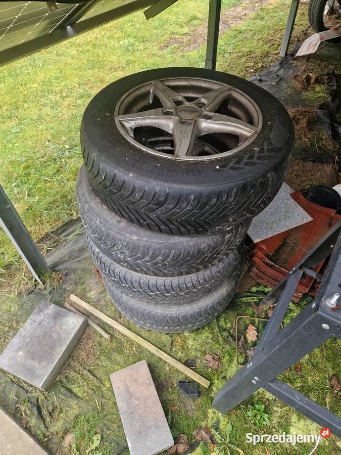 alufelgi VW Golf VI 6 z oponami 5 x 112 dolnośląskie Żeliszów sprzedam