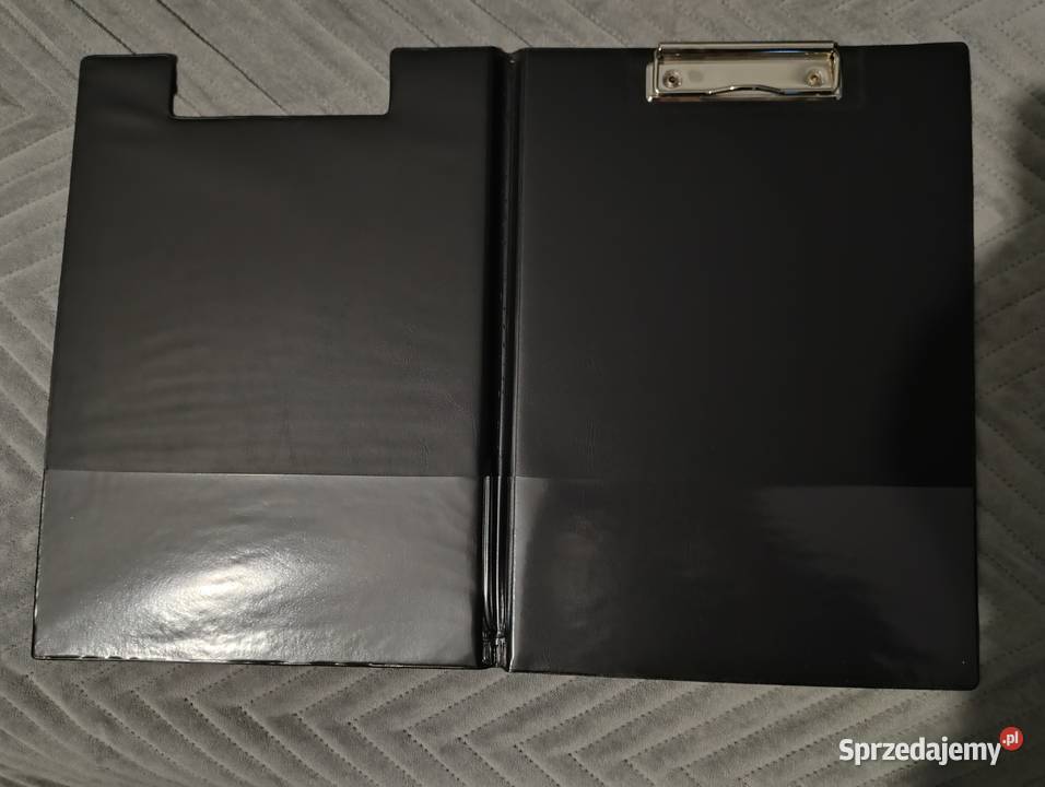 Podkładka z klipsem A4 czarna PVC Poznań