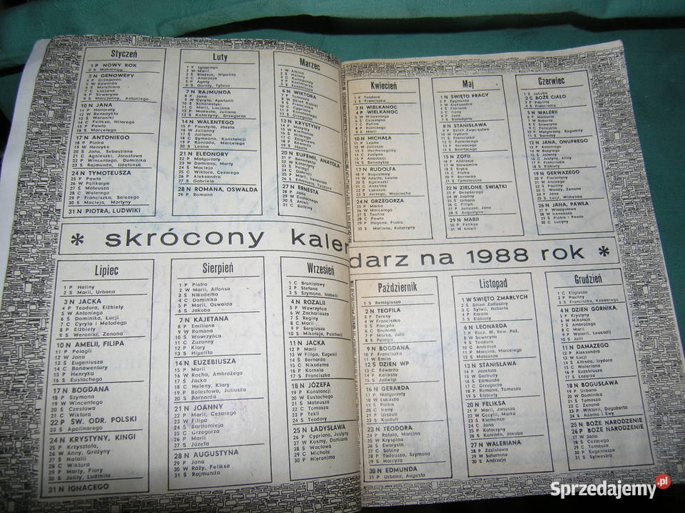 Poradnik rolnika i pszczelarza kalendarz 1987r Pozostałe Bartków