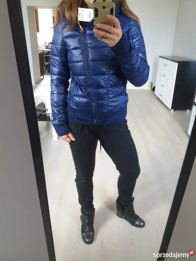 Kurtka zimowa 40 L granatowo ciepła kurtka Odzież damska Kielce