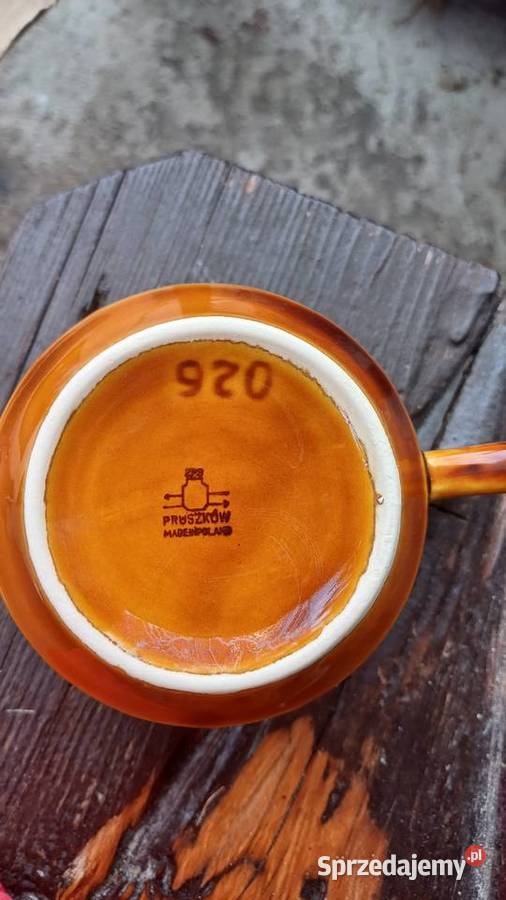 Komplet filiżanek ze spodkami Porcelit Pruszków mazowieckie Warszawa sprzedam