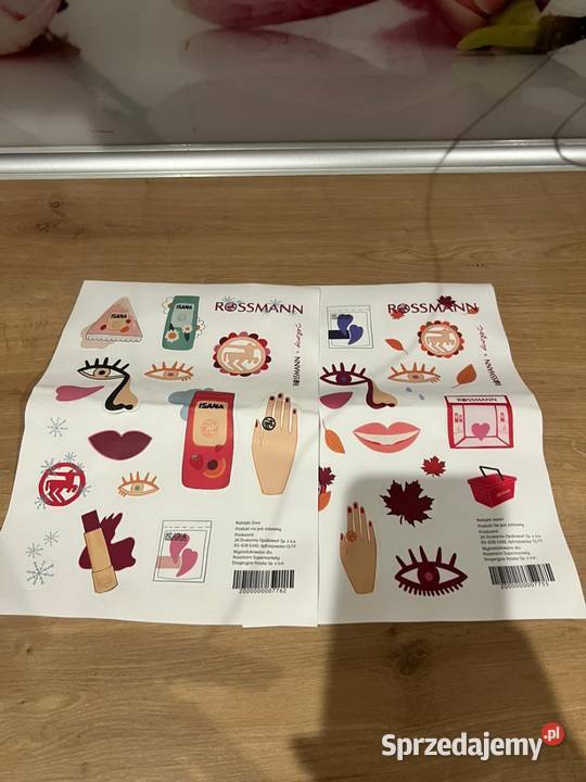 Przypinki Piny Rossmann naklejki Gdańsk