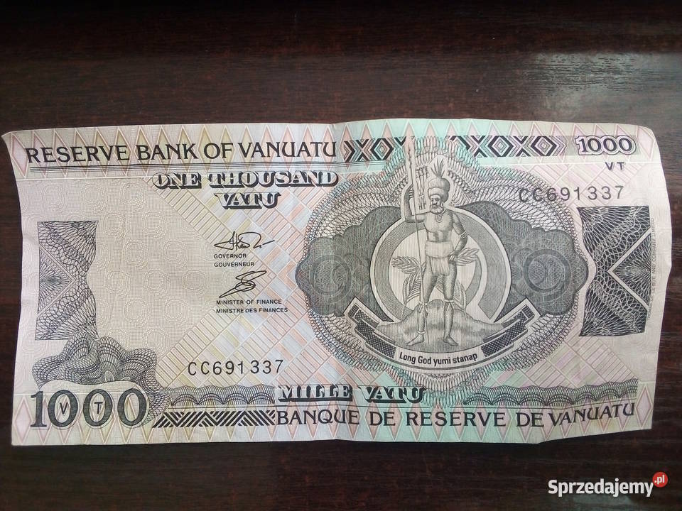 Banknot 1000 vatu Vanuatu mazowieckie Płońsk