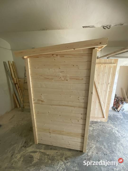 WC XXL drewniane Latryna wychodek Ogród Wieluń