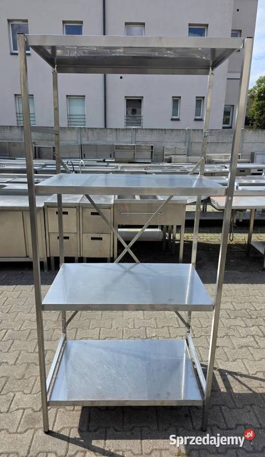 Regał Gastro Nierdzewny 4 Półki 9360200 M981 N Nowe Skalmierzyce