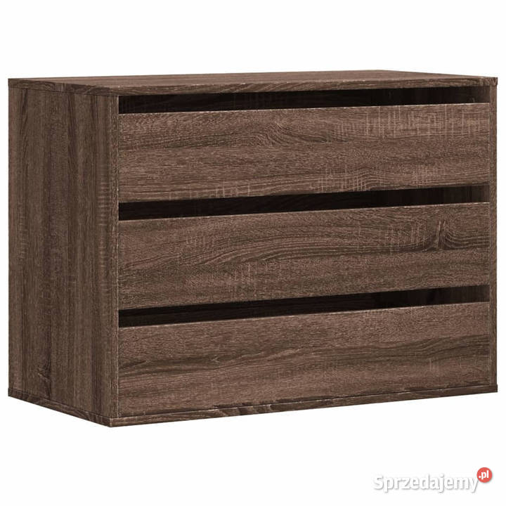 Komoda brązowy dąb 80x41x58 materiał Warszawa