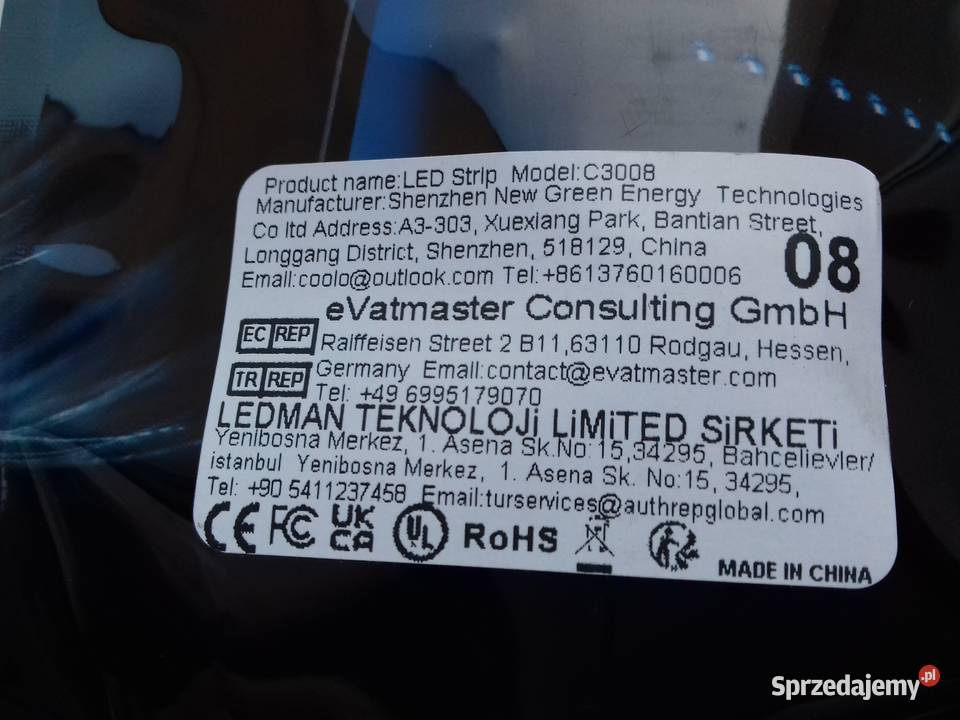 LED RGB 12V 4pin 30 3x oświetlenie płyt głównych Pozostałe Bydgoszcz