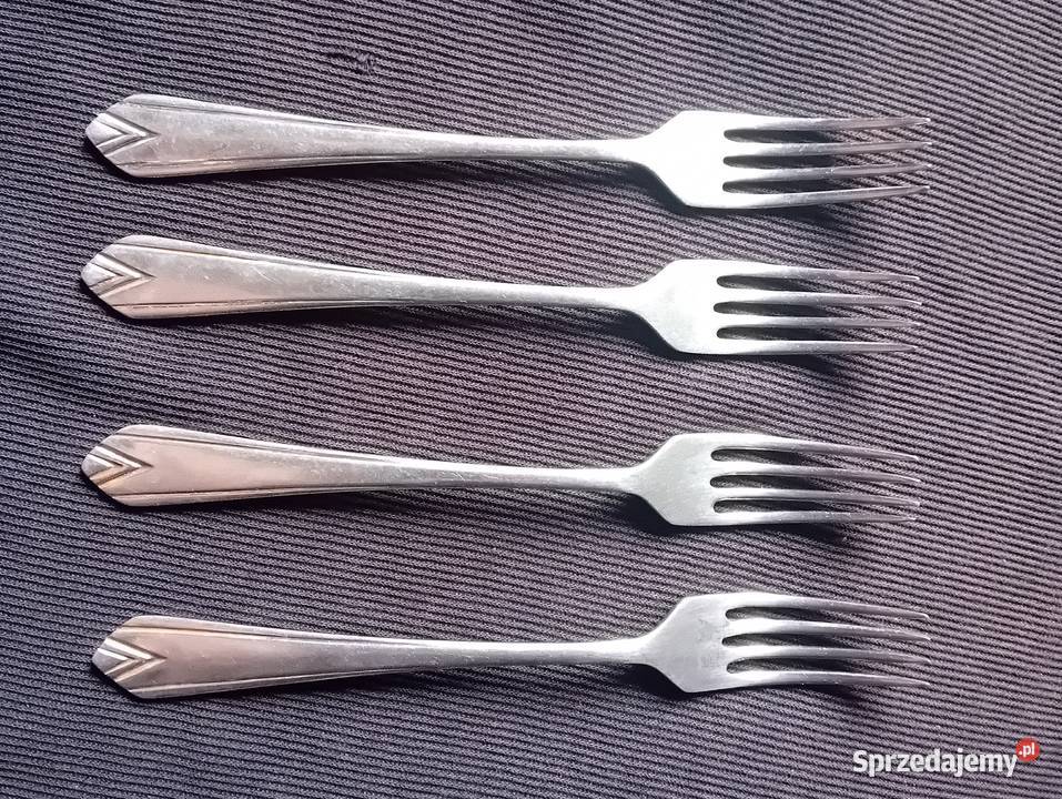 Zestaw 4 widelców ze stali nierdzewnej Gerlach wielkopolskie Koźminek sprzedam