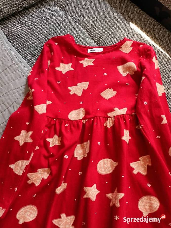 Śliczna sukienka świąteczna rozmiar 140 Włocławek