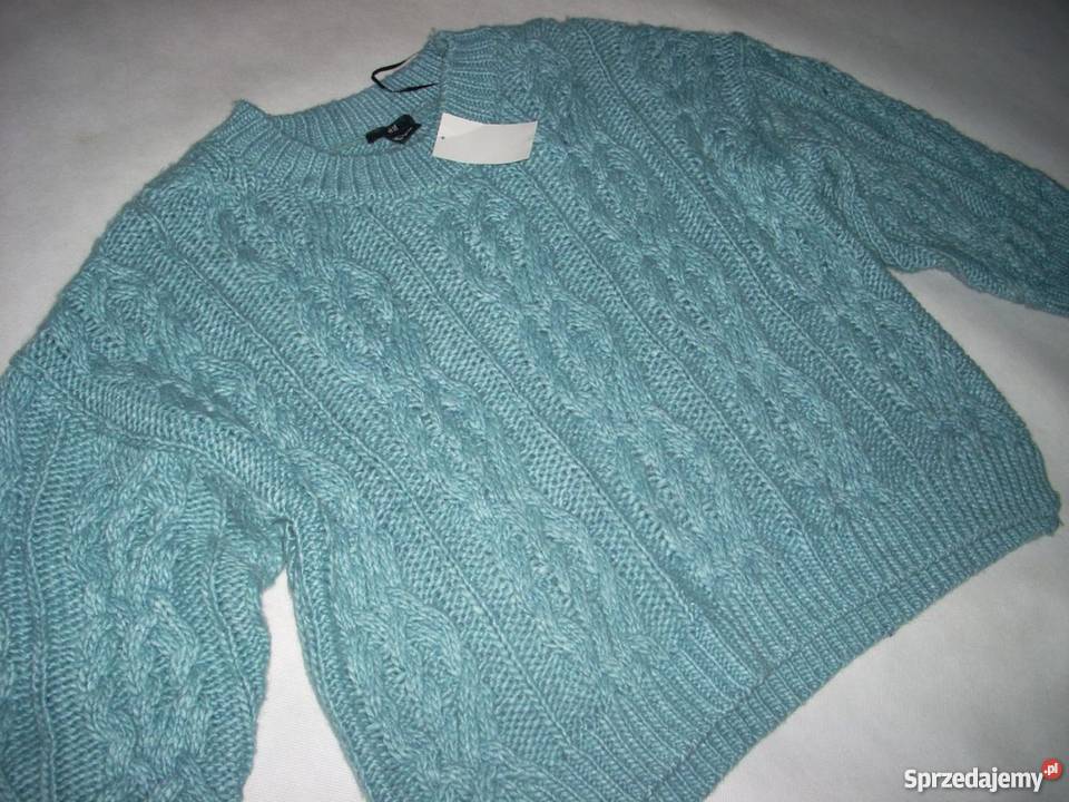 HM luźny sweter NOWY grubszy CUDO L XL Rozmiar 40(L)