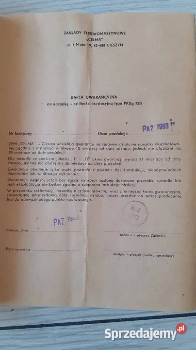 szlifierka oscylacyjna PRXg 92 B Chorzów
