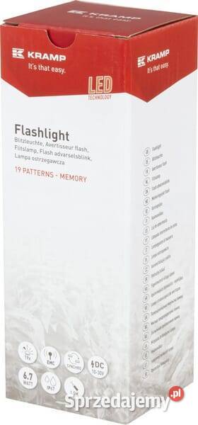 Lampa ostrzegawcza LED prostokątna 1030V Kamionna
