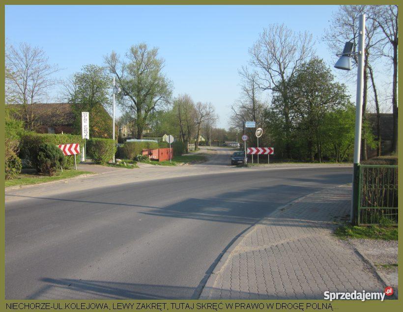 DZIAŁKA ROLNA MORZEM NIECHORZE 1069.00m2 Niechorze