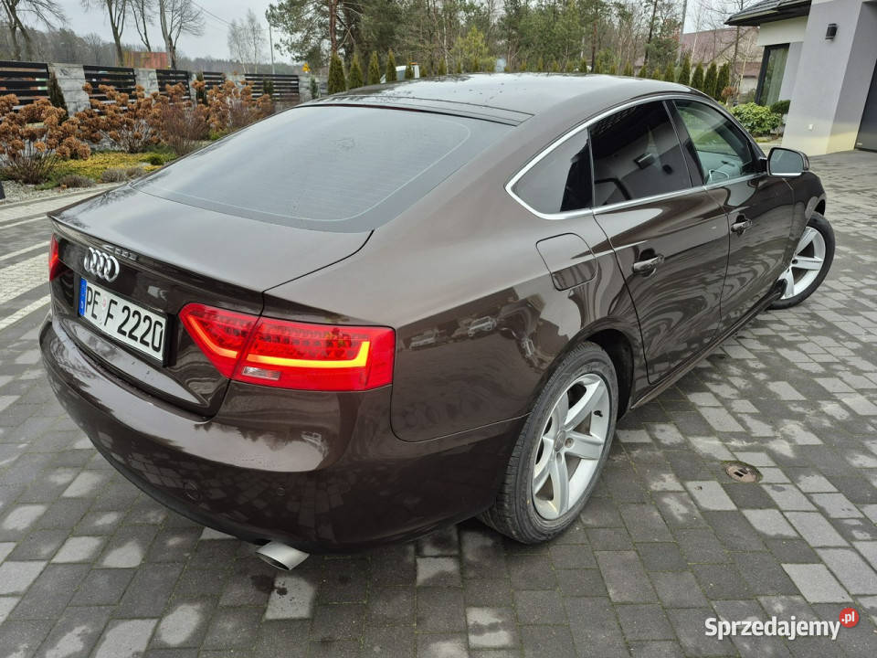 Audi A5 xenon led navi chromy ładny lift 8T lubelskie Drelów