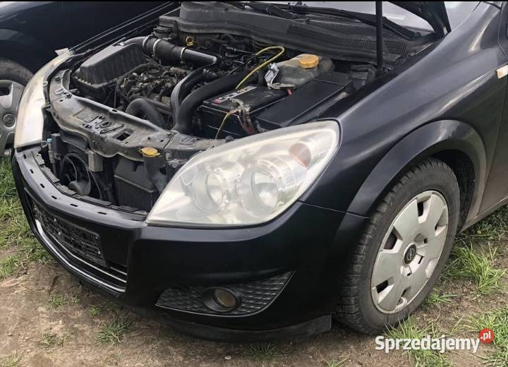 zderzak przedni z20r czarny Opel Astra h FL mazowieckie Pułtusk