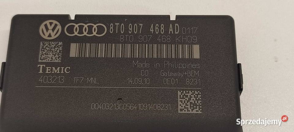 AUDI A5 8T Q5 MODUŁ STEROWNIK GATEWAY osobowe Komputery dolnośląskie