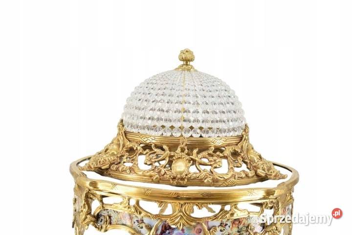 Kryształowy Plafon Lampa Sufitowa Żyrandol Okuty Kraków