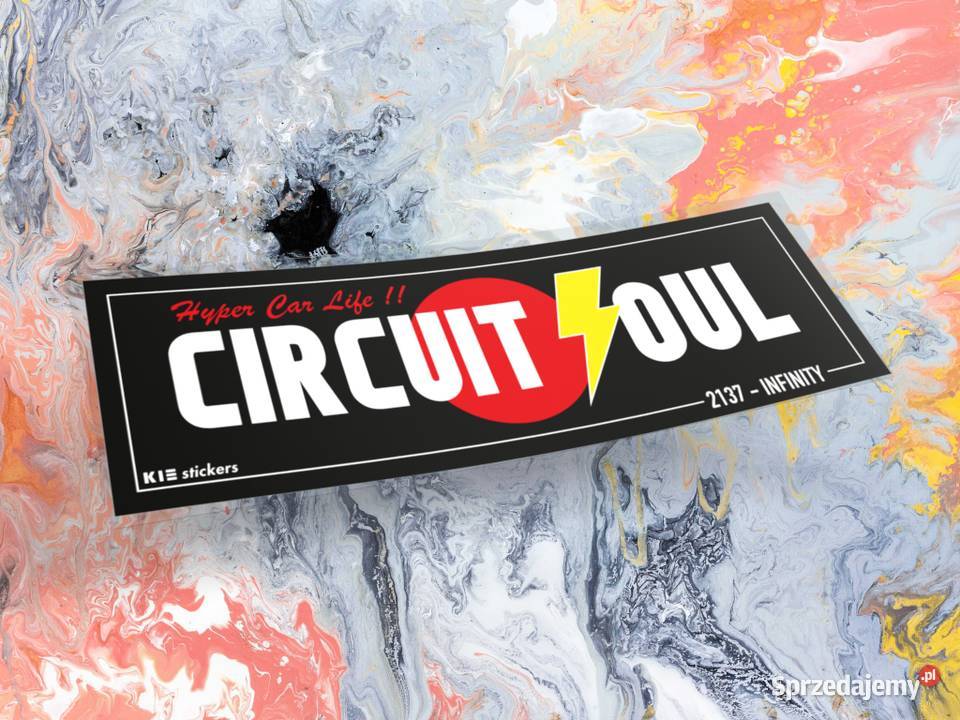 Naklejka CIRCUIT SOUL 15 x 5 drift slap jdm k13 Choroszcz