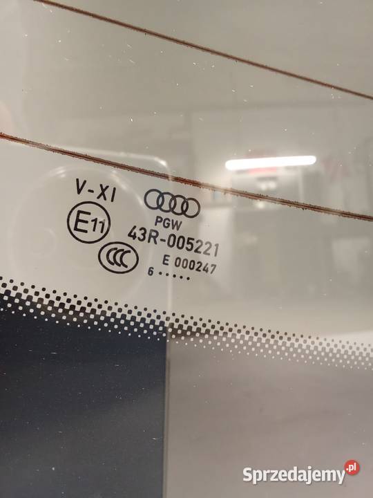 Szyba Tylna Audi A6 C7 1118 Antena Oryginał wielkopolskie