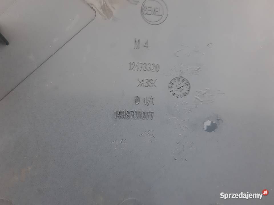 FIAT SCUDO OBUDOWA LUSTERKA PRAWEGO 12473320