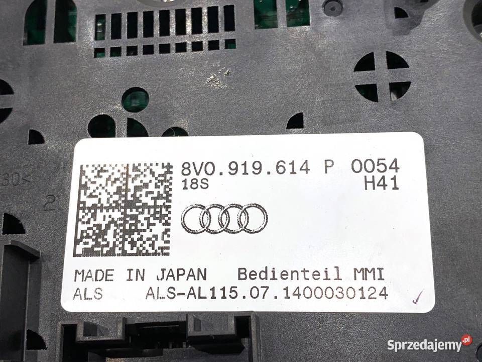 PANEL STEROWANIA NAWIGACJI RADIA AUDI A3 8V