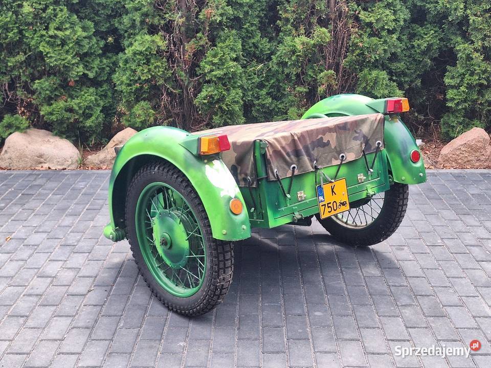 Przyczepka motocyklowa K750 Dniepr Ural BMW Małujowice
