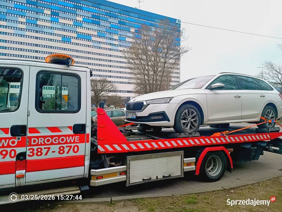 Pomoc drogowa holowanie transport łódzkie Łódź