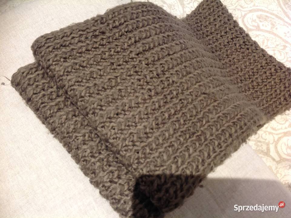 Duży Szal Komin Wełniany Nowa Sól