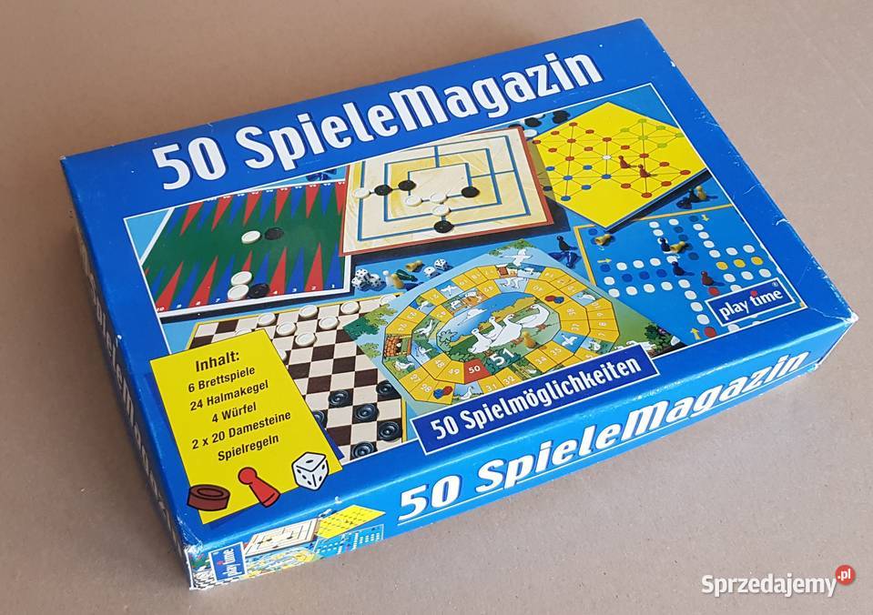 50 Spiele Magazin zestaw gier planszowych Logiczne