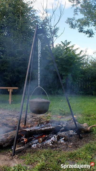 GARNEK CYGAŃSKI 6L TRÓJNÓGKOCIOŁEKGRILL Gołdap